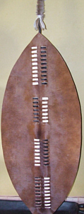 Zulu War Shield (Shaka Size)"Ama Phela"
