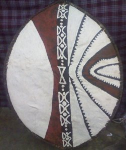 Maasai War Shield