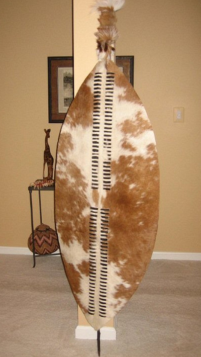 Zulu War Shield Shaka Sized