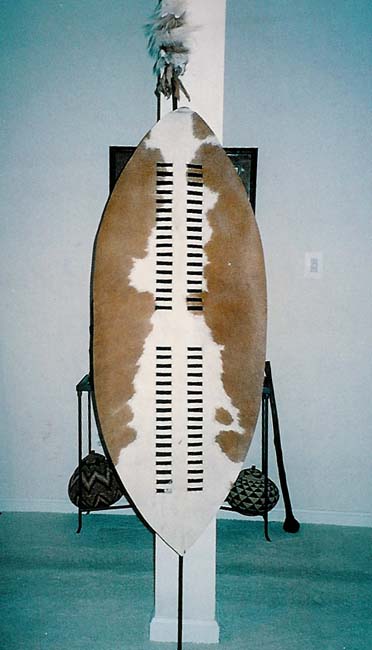Zulu War Shield Shaka Style