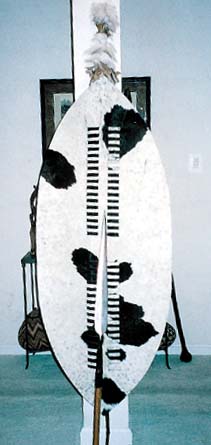 Zulu War Shield Shaka Style