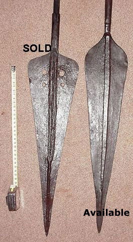 Saka / Ngandu / Nkutshu-Tetela War Spears